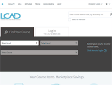 Tablet Screenshot of lcadbookstore.textbookx.com