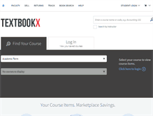 Tablet Screenshot of fairmontschools.textbookx.com