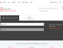 Tablet Screenshot of bankstreet.textbookx.com